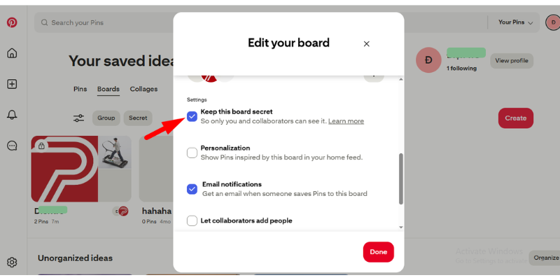 Click Edit → change visibility to Public.